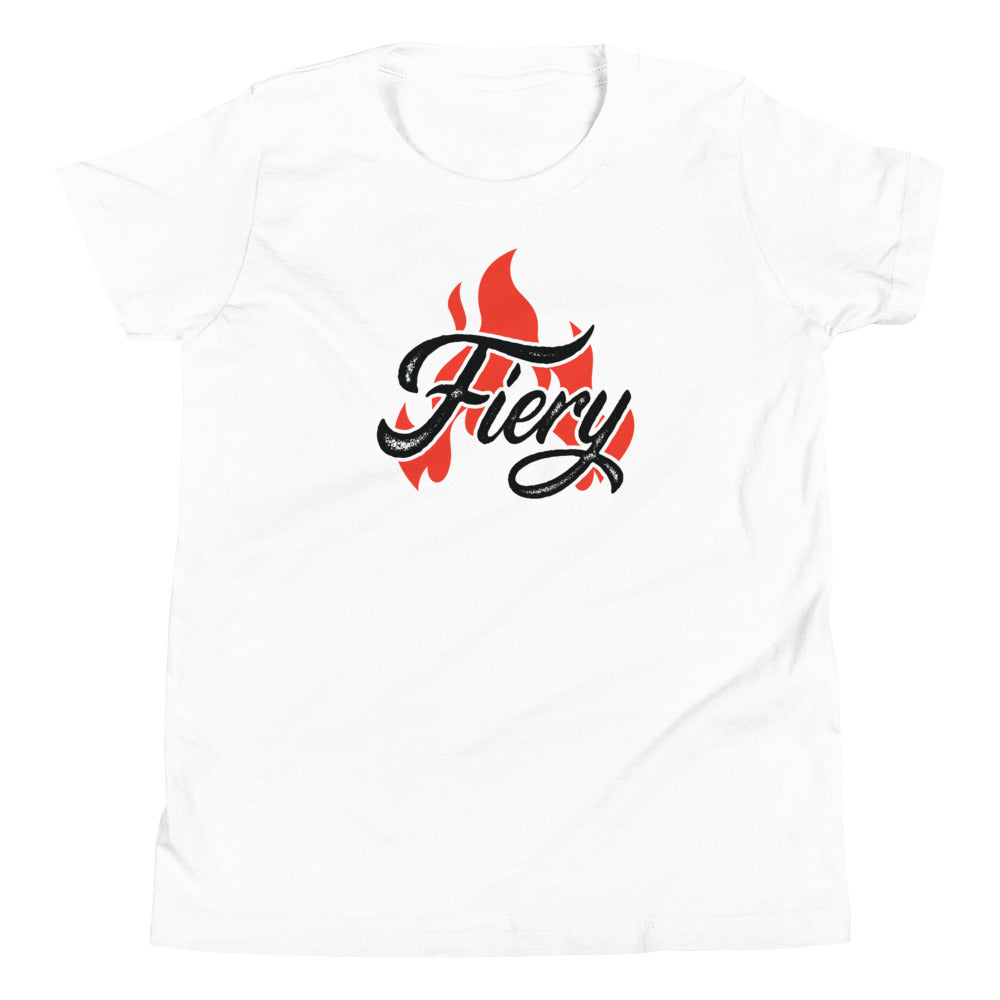 Fiery (Black Lettering) - Youth Short Sleeve T-Shirt