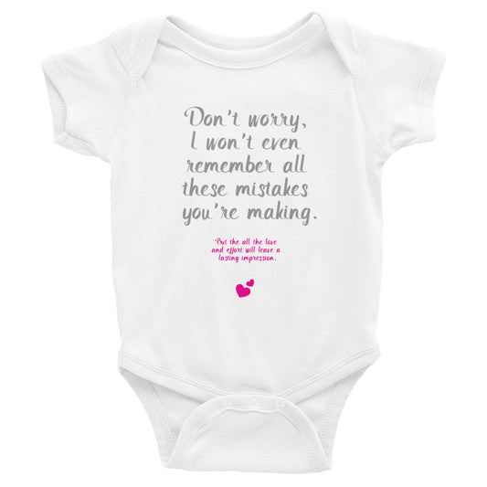 Mistakes - Infant Bodysuit