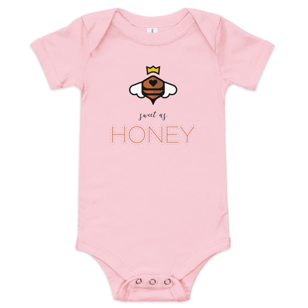 Sweet as Honey - Baby short sleeve one piece