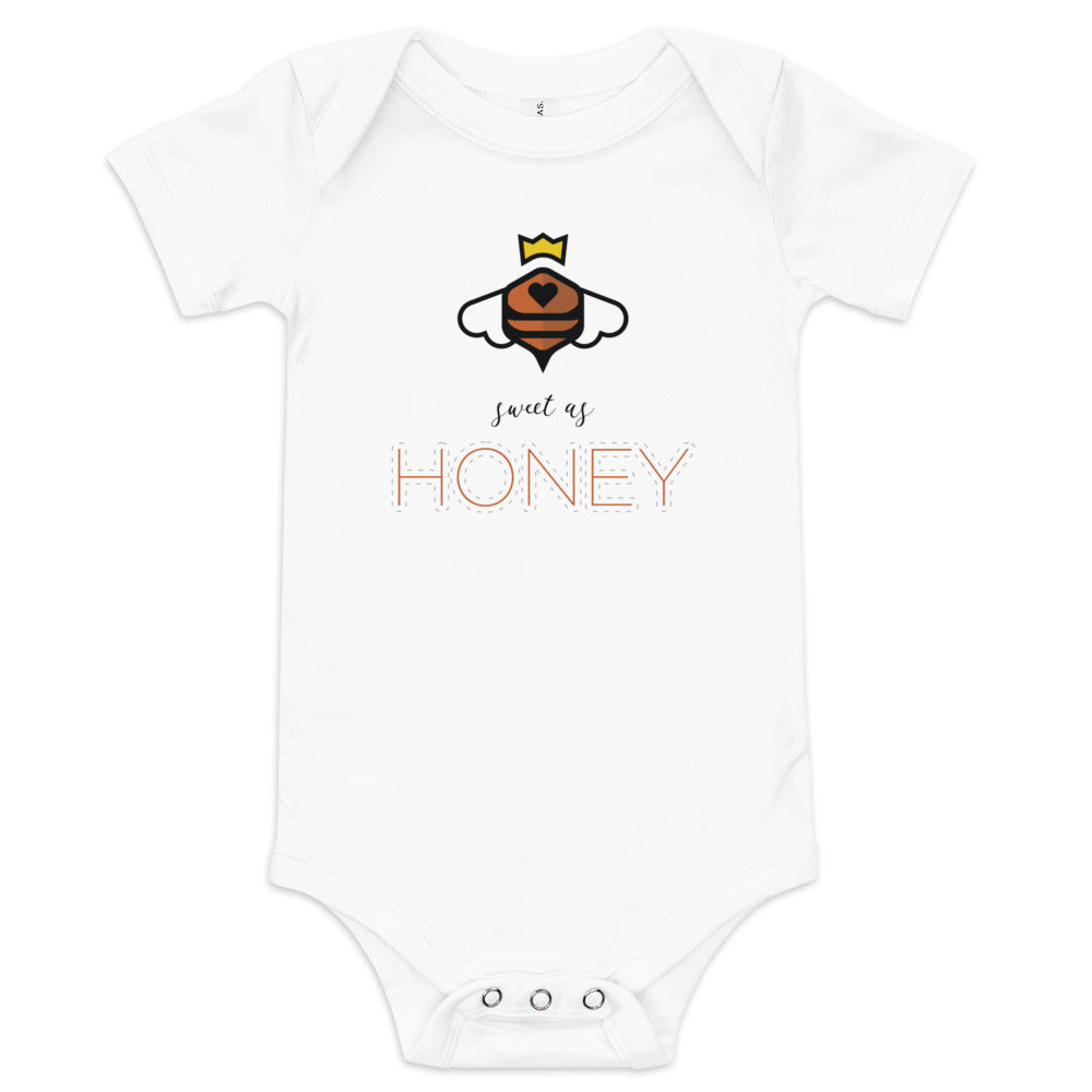 Sweet as Honey - Baby short sleeve one piece