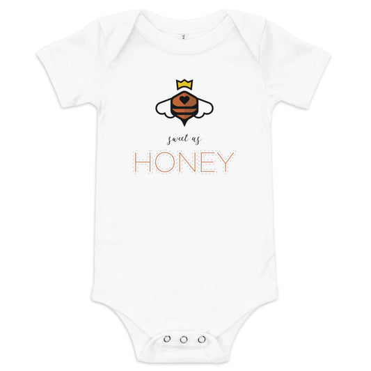 Sweet as Honey - Baby short sleeve one piece