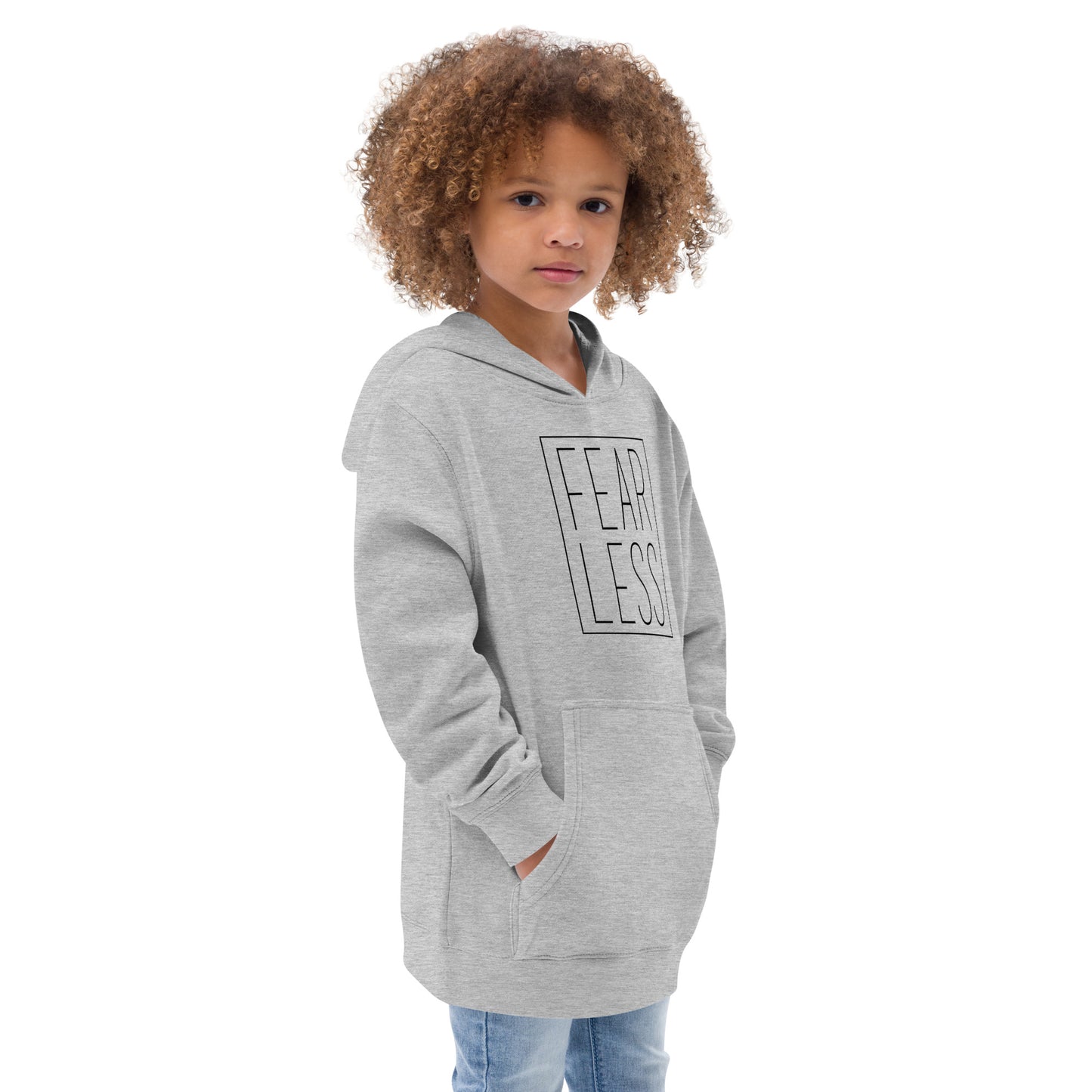 Fearless - Kids fleece hoodie