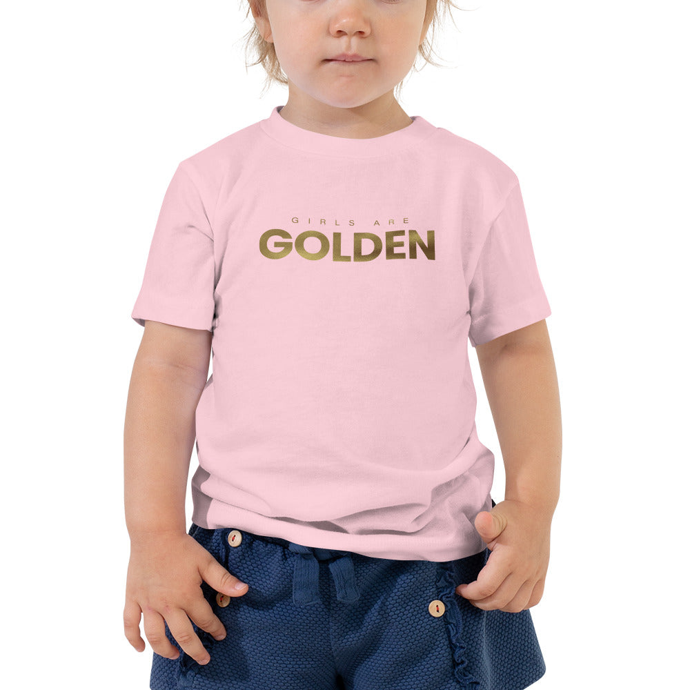 Girls Are Golden - Toddler Short Sleeve Tee