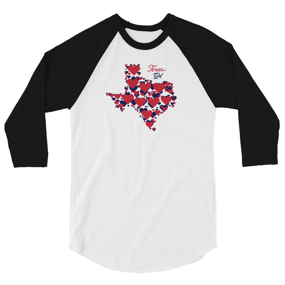 Texas Girl - 3/4 sleeve raglan shirt