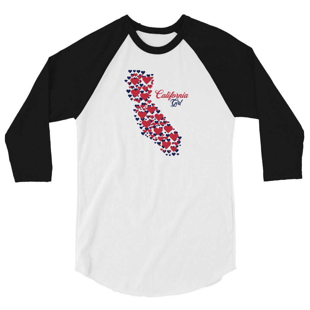 California Girl - 3/4 sleeve raglan shirt