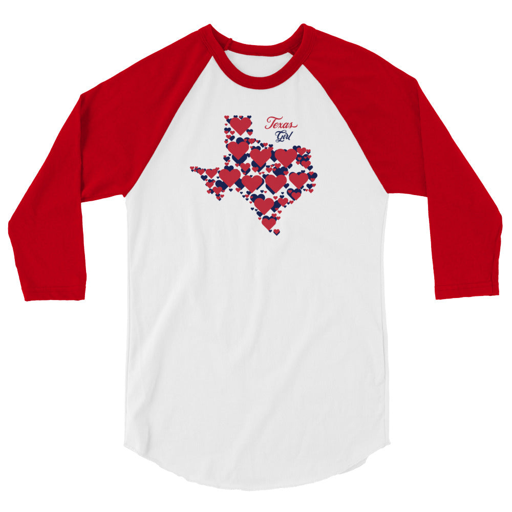 Texas Girl - 3/4 sleeve raglan shirt