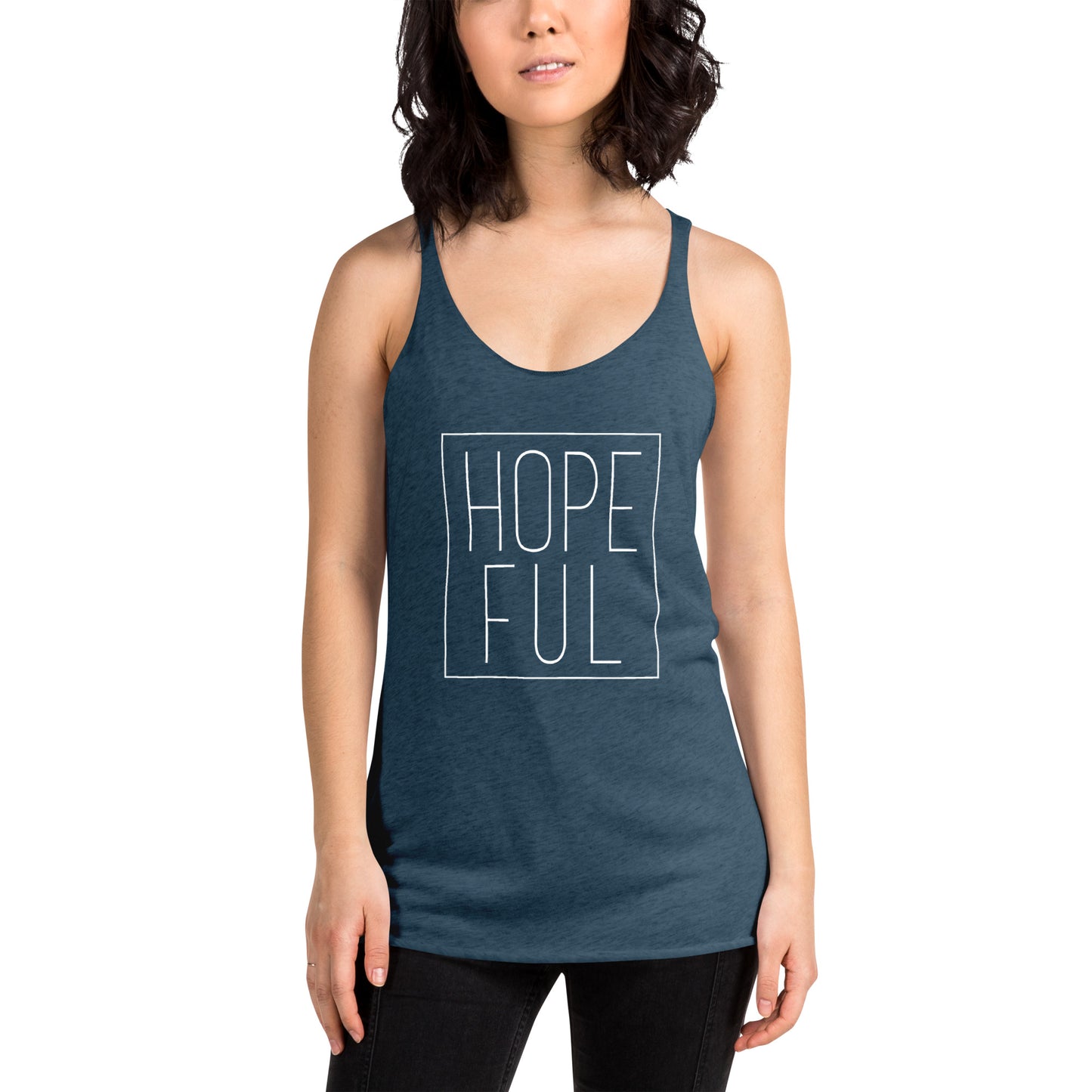 Hopeful - Women's Racerback Tank