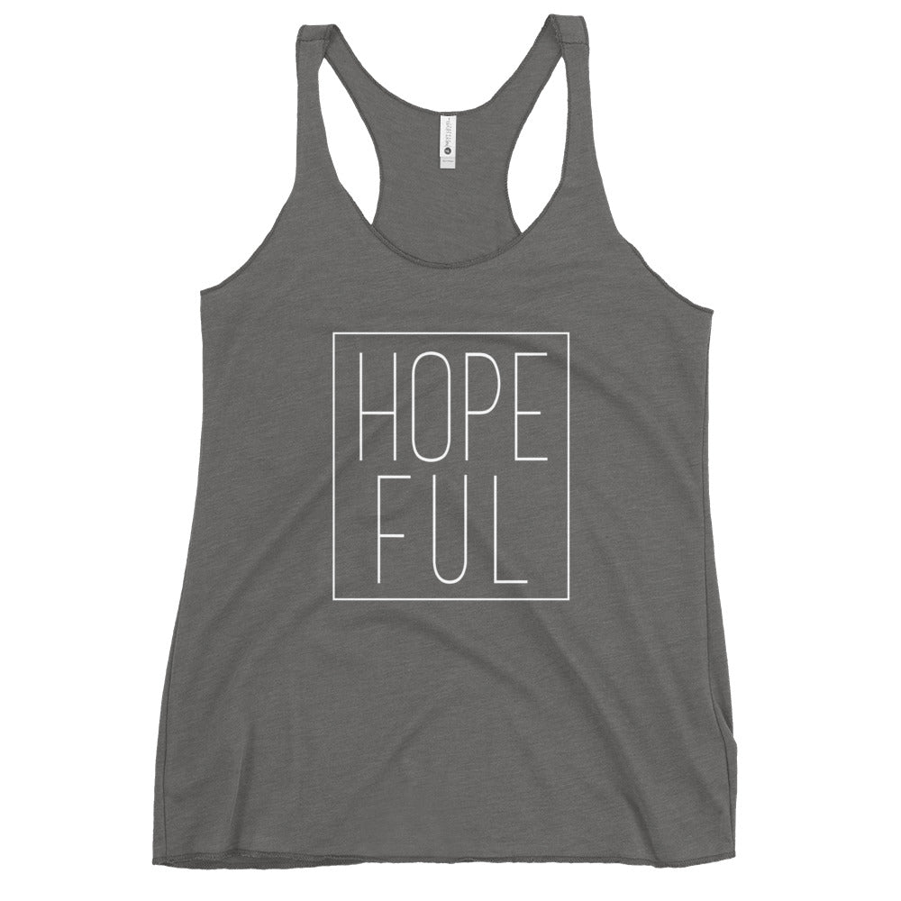 Hopeful - Women's Racerback Tank