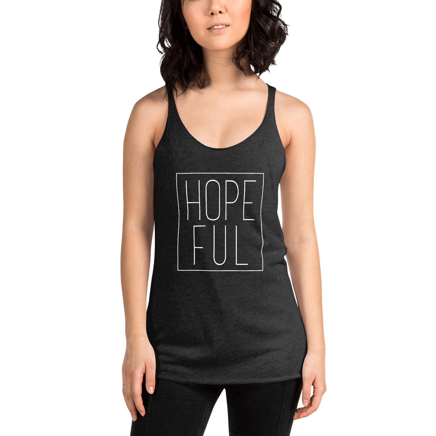 Hopeful - Women's Racerback Tank