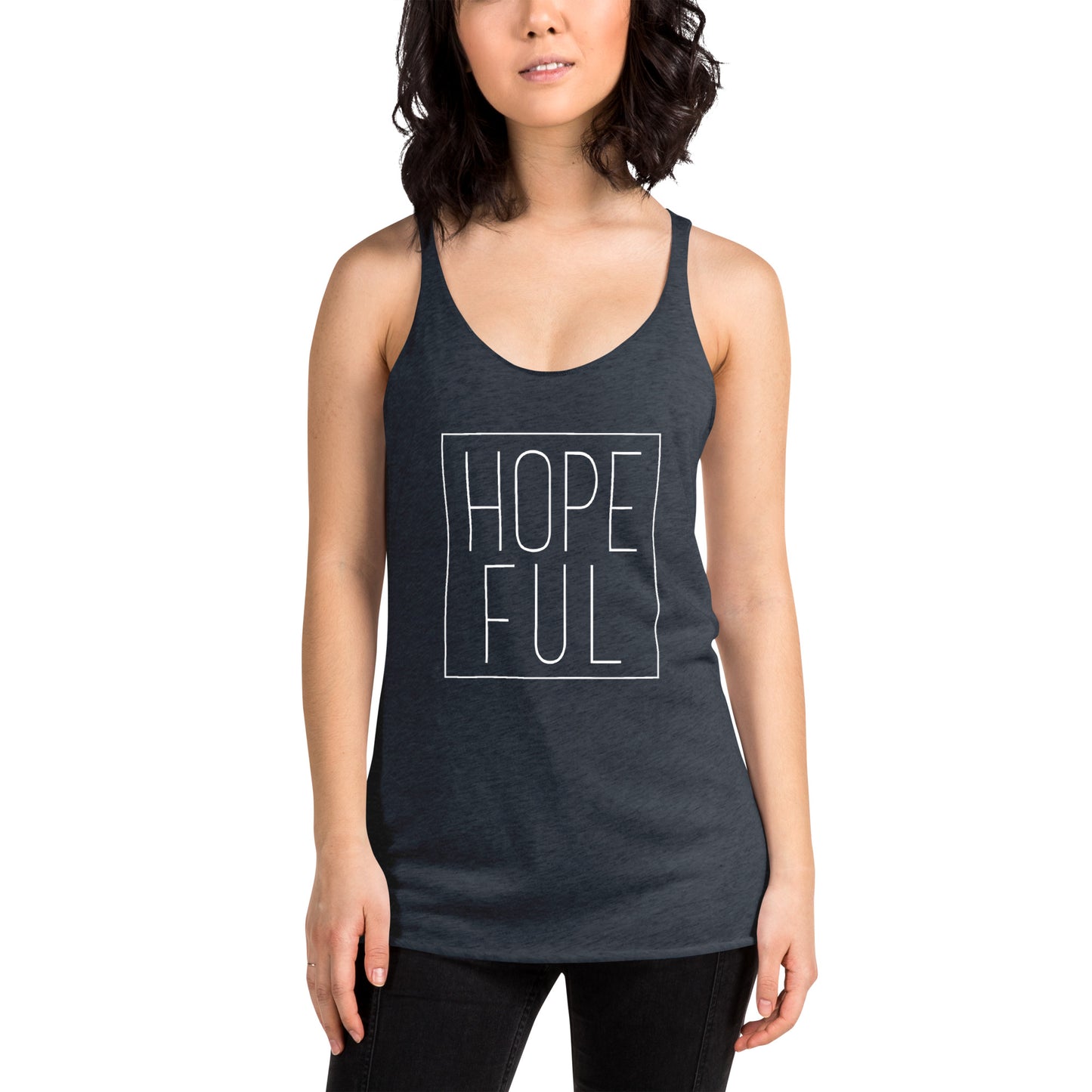 Hopeful - Women's Racerback Tank