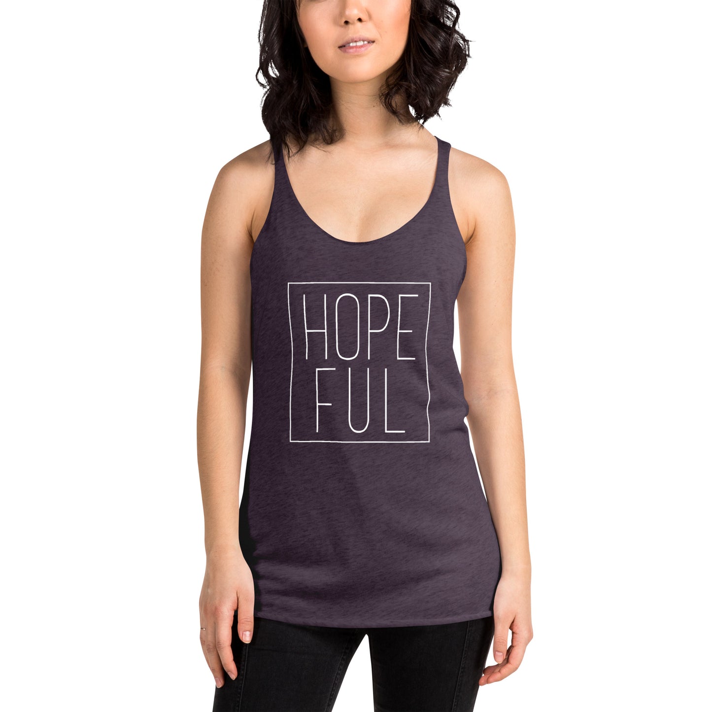 Hopeful - Women's Racerback Tank