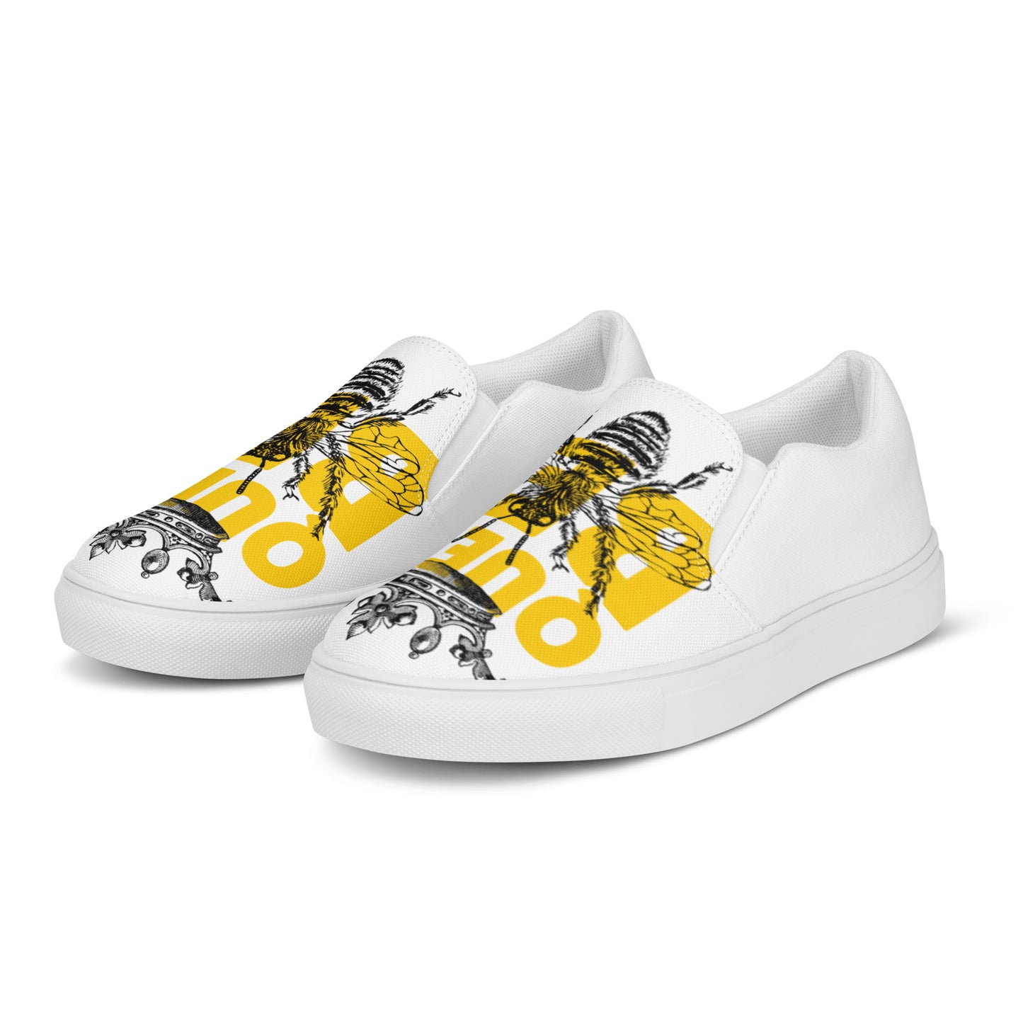 Queen Bee - Women’s slip-on canvas shoes