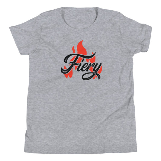 Fiery (Black Lettering) - Youth Short Sleeve T-Shirt