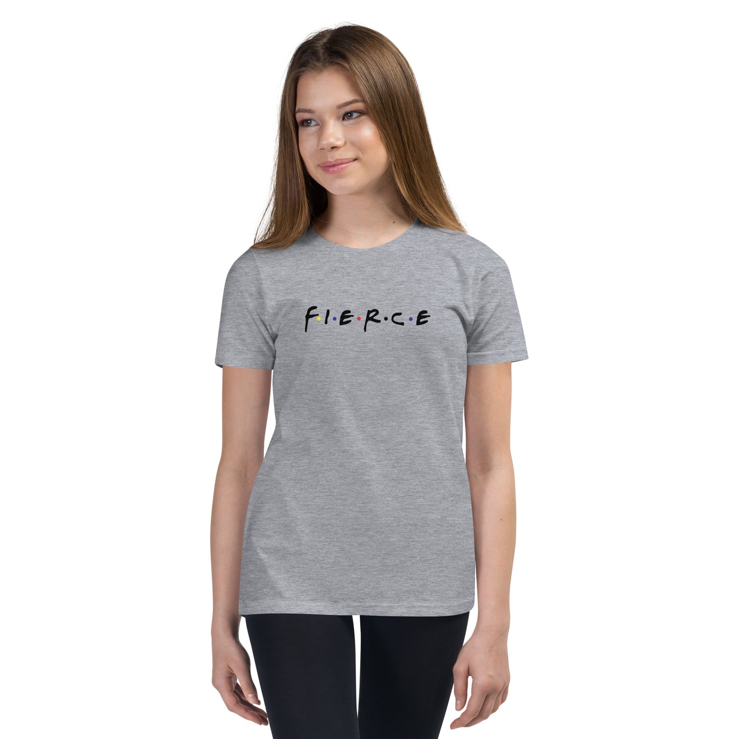 F•I•E•R•C•E - Youth Short Sleeve T-Shirt