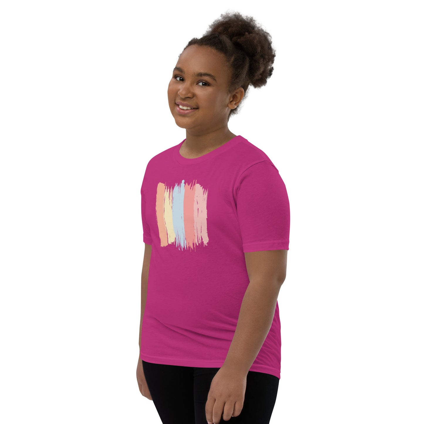 Vertical Stripes - Youth Short Sleeve T-Shirt