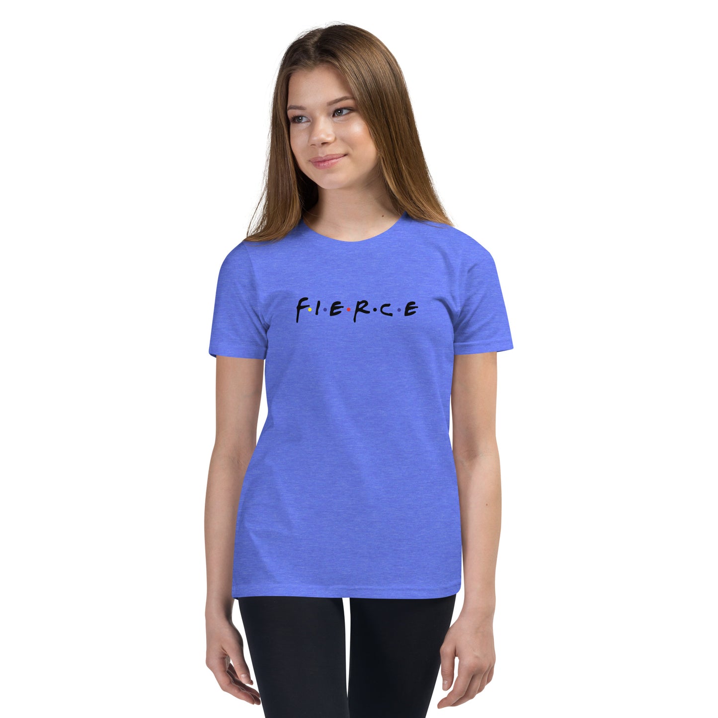 F•I•E•R•C•E - Youth Short Sleeve T-Shirt