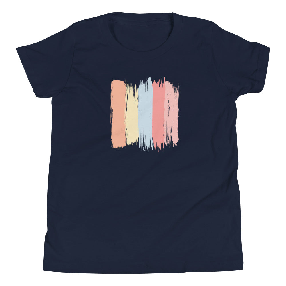 Vertical Stripes - Youth Short Sleeve T-Shirt