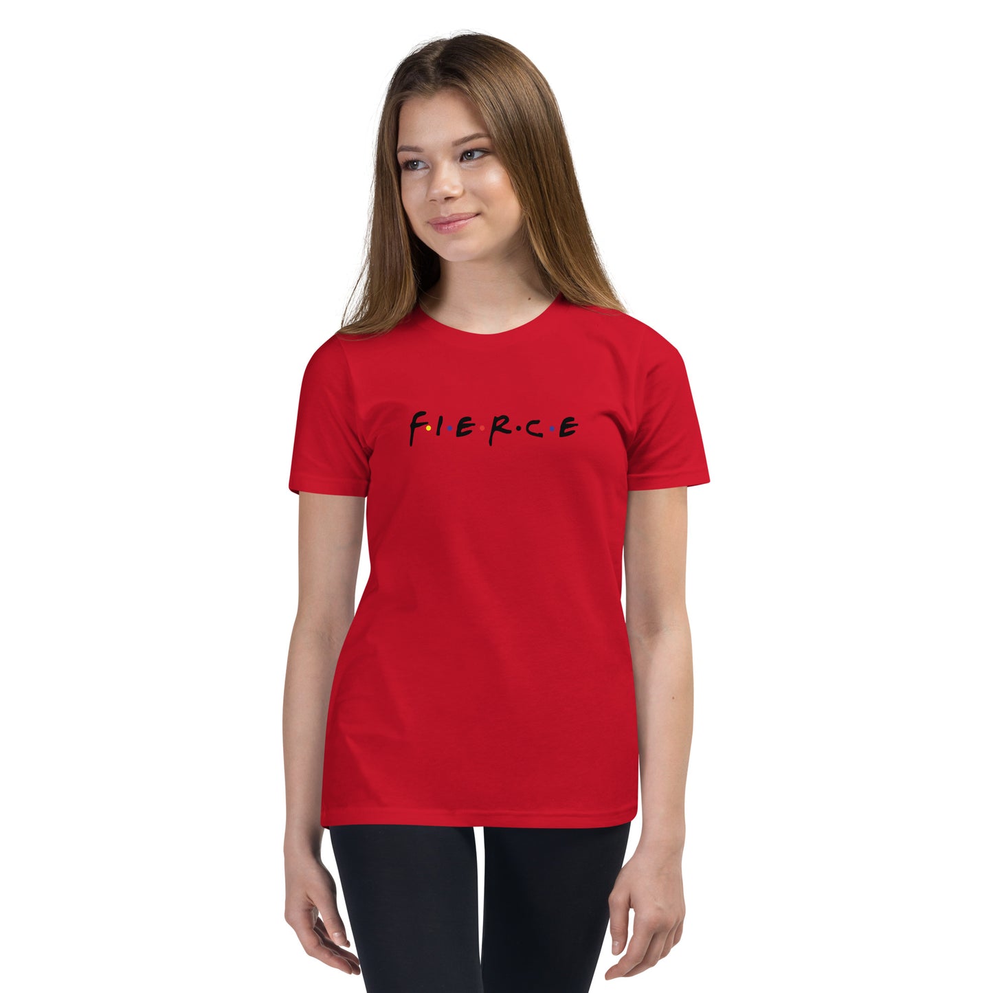 F•I•E•R•C•E - Youth Short Sleeve T-Shirt