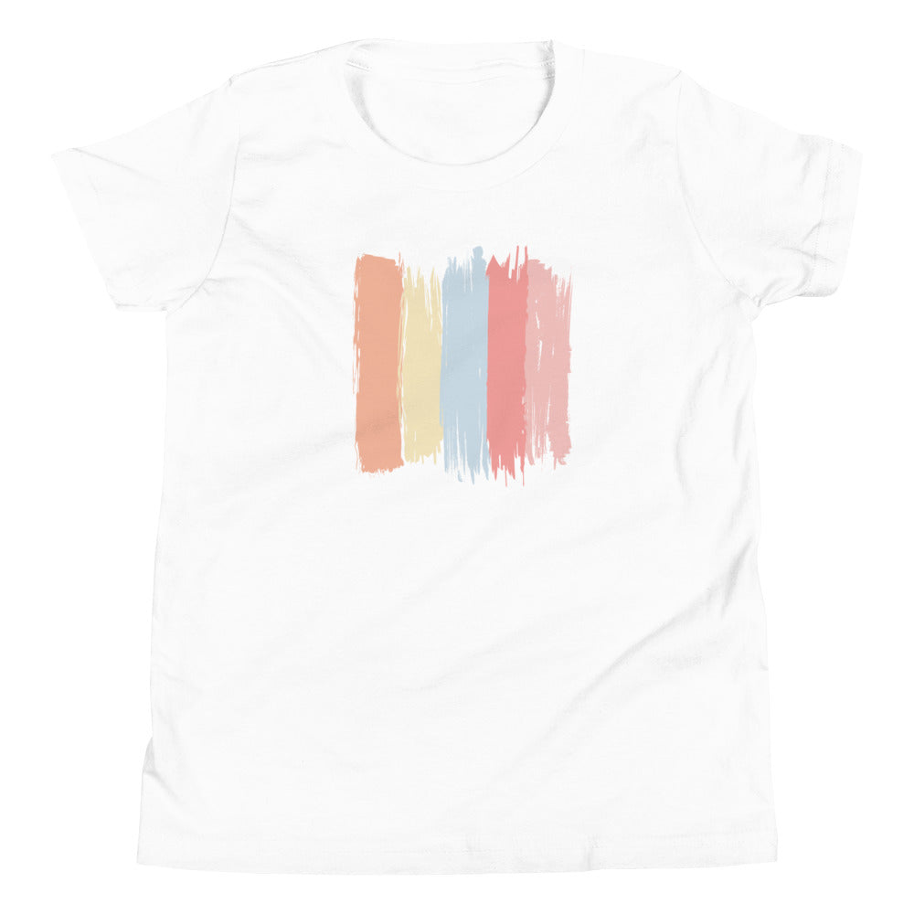 Vertical Stripes - Youth Short Sleeve T-Shirt