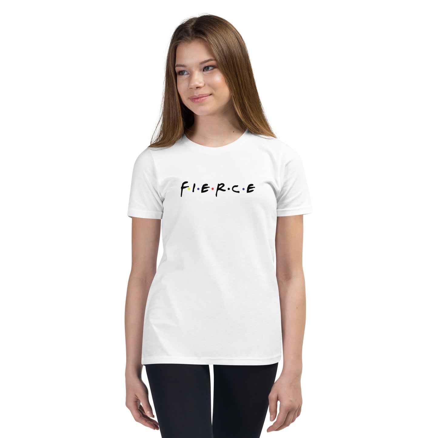 F•I•E•R•C•E - Youth Short Sleeve T-Shirt